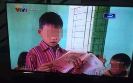 Xôn xao chuyện: Trẻ đọc ngược sách vẫn lên sóng VTV