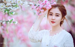 Vẻ đẹp của hot girl phố núi khiến bao trái tim xao xuyến