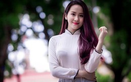 Nữ du học sinh khoe nét duyên trong tiết thu Hà Nội