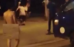 Hà Nội: Nam thanh niên khỏa thân, cầm que gây náo loạn đường phố