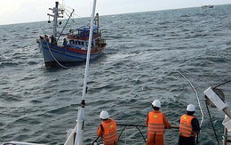 Một sĩ quan hải quân mất tích trên vùng biển Bình Thuận