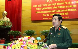 Đại tướng Phùng Quang Thanh chủ trì hội nghị Quân ủy Trung ương