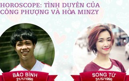 Infographic: Tình duyên của Công Phượng - chàng trai cung Bảo Bình