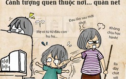 Thời chat chit ngoài hàng net, bạn có giống như thế này?