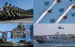 VIDEO: Hải - Lục - KQ Nga duyệt binh hoành tráng Ngày Chiến thắng