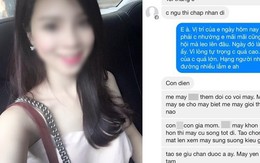 Thiếu nữ đáp trả "cao tay" khi bị bạn gái của người yêu cũ nhắn tin trêu tức