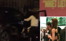 Clip: Hồ Ngọc Hà được người yêu đại gia nhấc bổng lên ô tô lúc nửa đêm tại Hà Nội