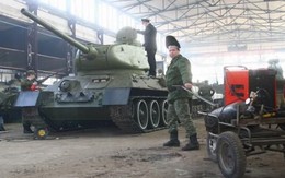 [ẢNH] Nga hồi sinh huyền thoại tăng T-34 để duyệt binh 9/5
