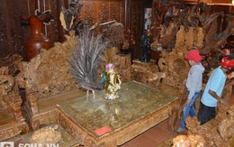 Ảnh: Bắt đầu đập bỏ biệt phủ 100 tỉ của đại gia vàng