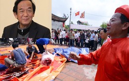 Tục chém lợn đẫm máu ở Bắc Ninh: GS Nguyễn Lân Dũng nói gì?