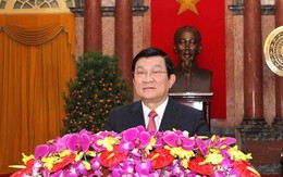 Chủ tịch nước Trương Tấn Sang chúc Tết đồng bào