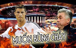 Ronaldo, Ancelotti tưng bừng trong album nhạc "Bá đạo"