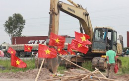 Huyện Cẩm Giàng nói không có chuyện máy xúc cán dân