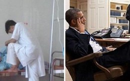 Obama gác chân trong cuộc họp và "cái giẫm chân" của anh bác sĩ VN