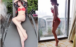 Quỳnh Thư khoe ảnh bikini nóng bỏng sau khi giảm 5kg