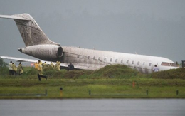 Máy bay chở trợ lý Tổng thống Philippines "nhảy" khỏi đường băng