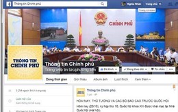 Chính phủ muốn phủ sóng thông tin trên Facebook