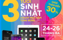 Cư dân mạng xôn xao mừng sinh nhật 3 tuổi của Lazada