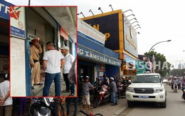 Tài xế xe biển xanh và CSGT  “đôi co” trước cây xăng