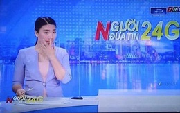 Nữ MC xinh đẹp lên tiếng về hành động "ngoáy mũi" trên sóng truyền hình