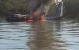 Máy bay không quân Malaysia bốc cháy, rơi xuống biển Kuala Selangor