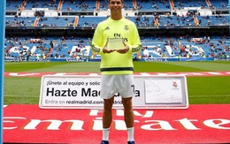 Ronaldo nhận danh hiệu "Cầu thủ khỏe nhất Real Madrid"