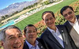 Thủ tướng Lý Hiển Long “selfie” cùng Thủ tướng Nguyễn Tấn Dũng