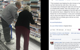 Người đàn ông già cùng vợ đi mua đồ trang điểm và câu chuyện tình yêu lay động cư dân mạng