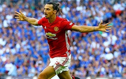 Ibrahimovic nổ súng, Man United giành Siêu cúp nước Anh