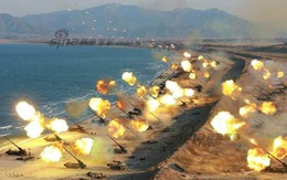 1.000 khẩu pháo Triều Tiên đồng loạt khai hỏa