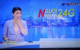 Nữ MC xinh đẹp vô tình ngoáy mũi ngay trên sóng truyền hình