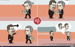 Van Gaal lại bày trò buộc Mourinho tránh xa Old Trafford
