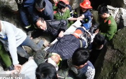 Cứu người thám hiểm rơi xuống hang động sâu ở Lai Châu