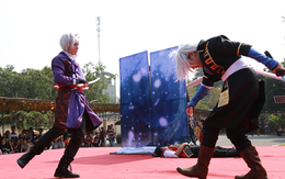 Tín đồ cosplay xúng xính so tài trong lễ hội Hanami