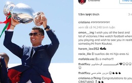 Ronaldo bị báo thân Barca bóc mẽ "làm màu" với chiếc Cúp vô địch Euro 2016