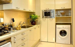 Nếu có dùng máy giặt, nhớ đừng kê đặt kiểu này kẻo lại vui ít buồn nhiều thôi!