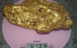 Ghen tị với người đàn ông tìm được khối vàng nặng hơn 4kg