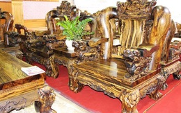 Bộ ghế kỳ lân 7 tấn, 2,2 tỷ của đại gia Sài Thành