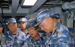 Tư lệnh hải quân Trung Quốc đích thân chỉ đạo diễn tập ở Biển Đông