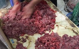 Lại xuất hiện clip thịt lợn sề làm giả thịt bò: Hàng chục nghìn người rùng mình, phẫn nộ