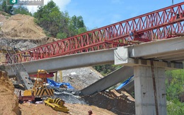 Đà Nẵng: Sập dầm cầu thuộc dự án đường cao tốc