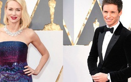 Eddie Redmayne, Naomi Watts và loạt sao đổ bộ thảm đỏ Oscar 2016