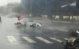 Cảnh báo mưa dông ở nội thành Hà Nội