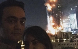 Cặp đôi vui mừng trước đám cháy ở Dubai vì ngỡ là... pháo hoa
