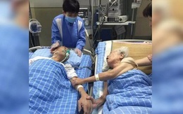 Cặp vợ chồng già thể hiện tình yêu trước khi chia lìa vĩnh viễn