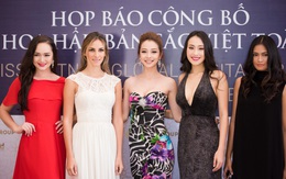 Jennifer Phạm diện váy trễ ngực nổi bật giữa dàn Hoa hậu
