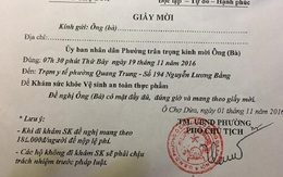 Thực hư việc phường 'ép' người dân đi khám sức khỏe