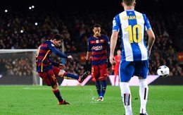 Messi lập cú đúp, Barca đại thắng Espanyol