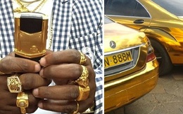 Phong cách xài vàng xa xỉ chẳng kém gì giới nhà giàu Dubai của vị đại gia châu Phi