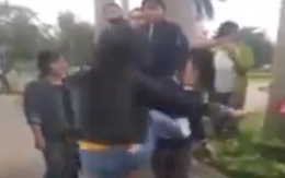 Nữ sinh lớp 10 bị đánh hội đồng kinh hoàng tại công viên ở Nghệ An